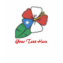 Custom Personalized Patriotic Hibiscus Tees t-shirts by redwhiteandblue Custom Personalized Patriotic Hibiscus Tees t-shirts