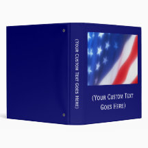 Custom Personalized Patriotic Photo Album or Binde Vinyl Binder