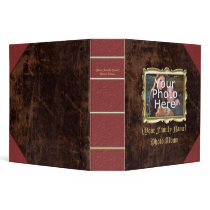 Custom Personalized Photo Album, Vintage Leather binders by cutencomfy Custom Personalized Photo Album, Vintage Leather binders