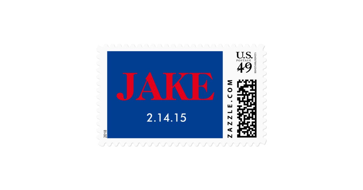 Custom Personalized Postage Stamp Zazzle