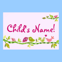 Custom Personalized Poster for Sweet Girl's Room posters