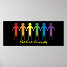 Custom Personalized Rainbow Pride Banners Poster