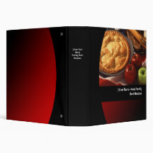 Custom Personalized Recipe or Menu Food Binder