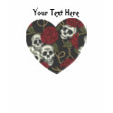 Custom Personalized Skull Heart Tees t-shirts by iheartshop Custom Personalized Skull Heart Tees t-shirts