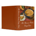 Custom Personalized Thanksgiving Recipe Book binder