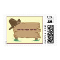 Custom Personalized Western Sign Postage postage