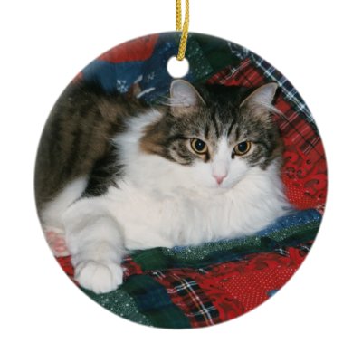 Custom Pet Memorial Photo Christmas Ornament