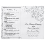 Custom_Pewter Wedding Program Flyer Design