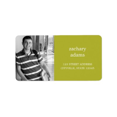 Custom Photo Address Label