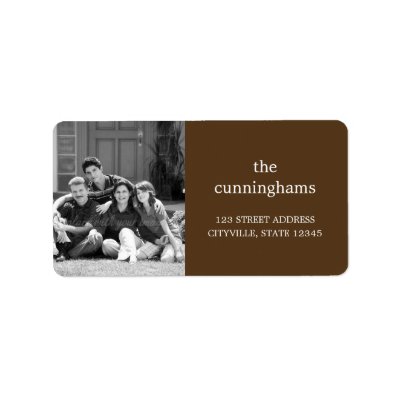 Custom Photo Address Label