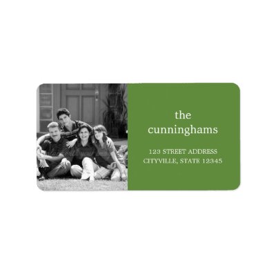 Custom Photo Address Label