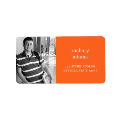 Custom Photo Address Label