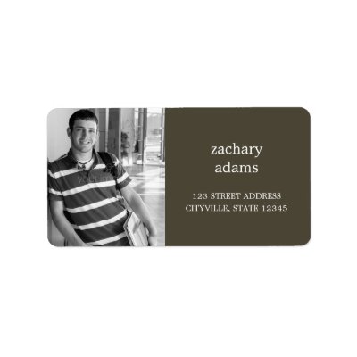 Custom Photo Address Label
