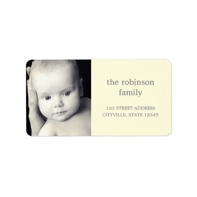 Custom Photo Address Label