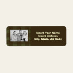 Custom Photo Avery Address Label