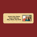Custom Photo Avery Address Label