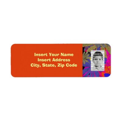 Custom Photo Avery Address Label by sagart1952