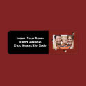 Custom Photo Avery Address Label