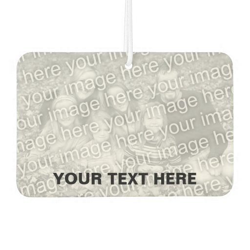 Custom photo car air freshener Your image here Zazzle
