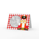 Custom Photo Card Nut Cracker Soldier Toy Red