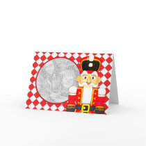 Custom Photo Card Nut Cracker Soldier Toy Red