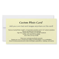 Custom Photo Card photo cards by godsays Custom Photo Card photo cards