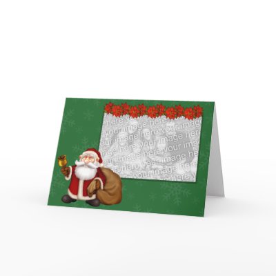 Custom Photo Card Santa Joyful Sound by mariannegilliand
