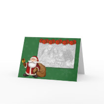 Custom Photo Card Santa Joyful Sound