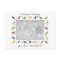 Custom Photo Christmas Card-Christmas Lights postcards