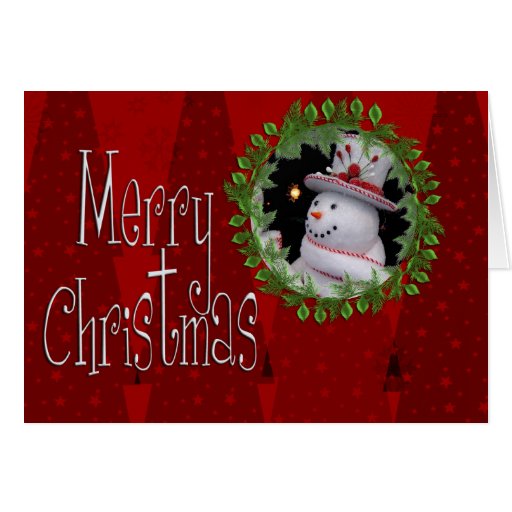 Custom Photo Christmas Card Template