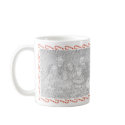 Custom Photo Christmas Mug-Candy Cane Border by ChristmasDesigns Custom Photo Christmas Mug-Candy Cane Border