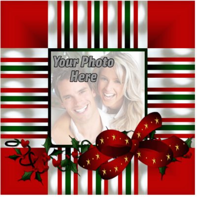 Custom Photo Christmas Ornament Acrylic Cut Outs by xmasstore