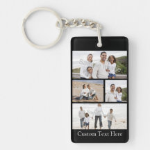 Custom Photo Collage Acrylic Keychain