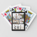Custom Photo Collage Bicycle Playing Cards