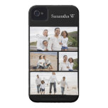 Custom Photo Collage iPhone 4 Case-Mate Case