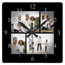 Custom Photo Collage Wallclocks