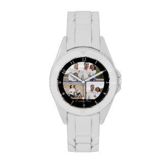 Custom Photo Collage Wrist Watch