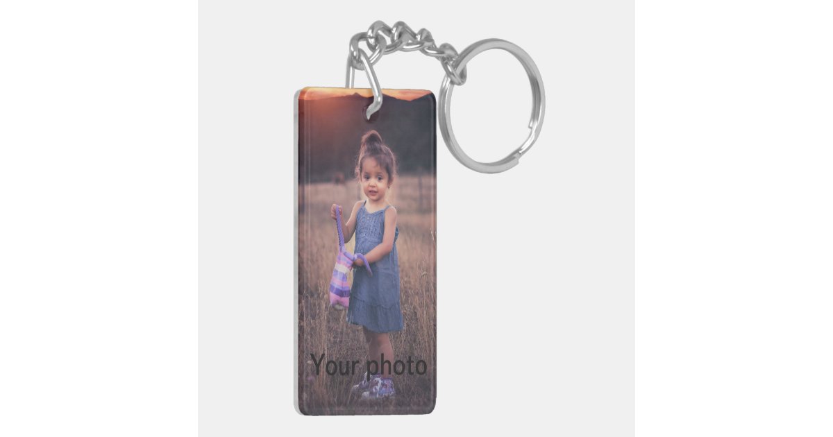 custom photo double sided keychain zazzle custom photo double sided keychain zazzle