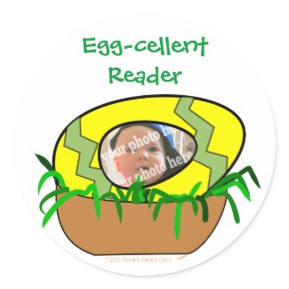 Custom Photo Easter Egg Personalized Bookplates for Easter
