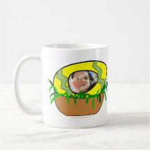 Custom Photo Easter Egg in Nest Template Mugs