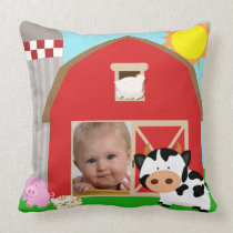 Custom Photo Farm Pillow pillows