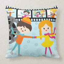 Custom Photo Figure Skating Pillow pillows