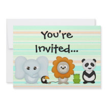 Custom Photo Invitation, Front/Back Baby Kids... by cutencomfy Custom Photo Invitation, Front/Back Baby Kids...