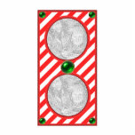 Custom Photo Keepsake Ornament Double Frame Photo Cut Outs