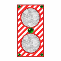 Custom Photo Keepsake Ornament Double Frame photo sculptures