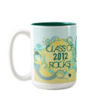 Custom Photo name & Year Graduation Rocks Mug