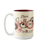 Custom Photo name & Year Graduation Rocks Mug