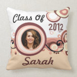Custom Photo Name & Year Mojo Keepsake Pillow