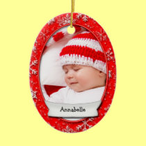 Custom Photo Ornament (2 Sided, Dated) ornaments