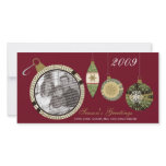 Custom Photo Ornament Holiday Photo Card :: 03